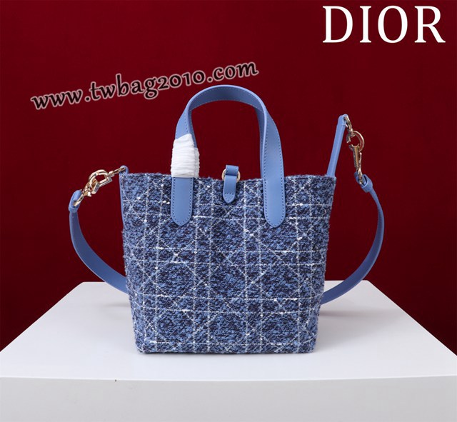 Dior专柜新款迪奥高仿原单藤格纹图案Toujours竖版手袋时尚托特购物包 djfk1675